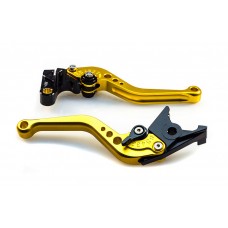 Рычаги тормоза и сцепления, короткие, золотистые F21/Y688korgold
